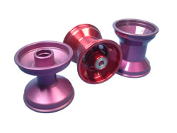 Aluminium Die-Cast Components - Anodised & Lacquered Kart Wheels